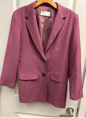 Asos Design Slim Boy Suit Blazer Size US 0 Plum